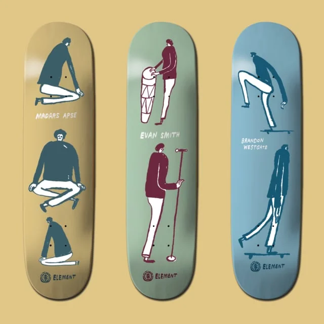 Element Skateboards Social Media Animation
